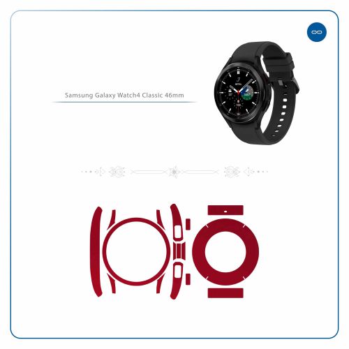 Samsung_Watch4 Classic 46mm_Matte_Warm_Red_2